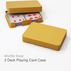 Boîte de rangement de jeux de carte par Studio Loup