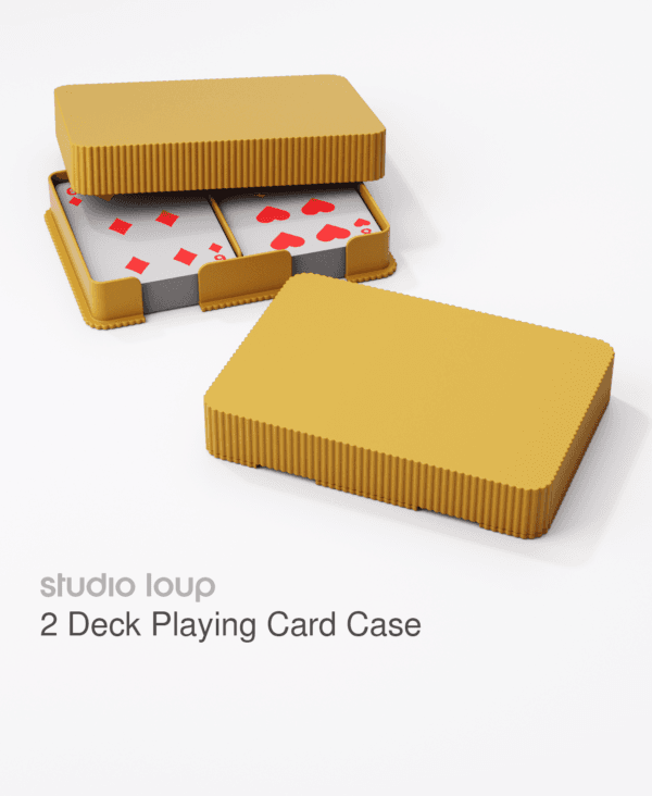 Boîte de rangement de jeux de carte par Studio Loup